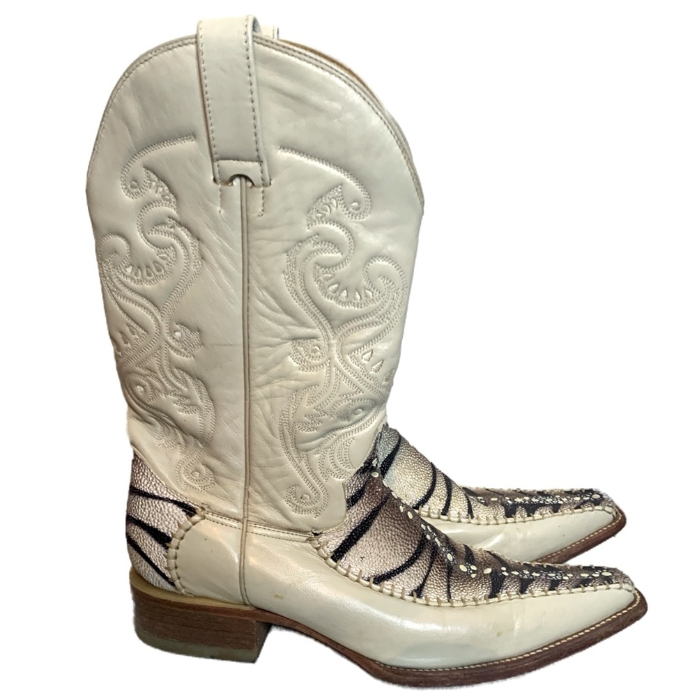Besserro Custom Made Stingray Cowboy Boots Sz 13
